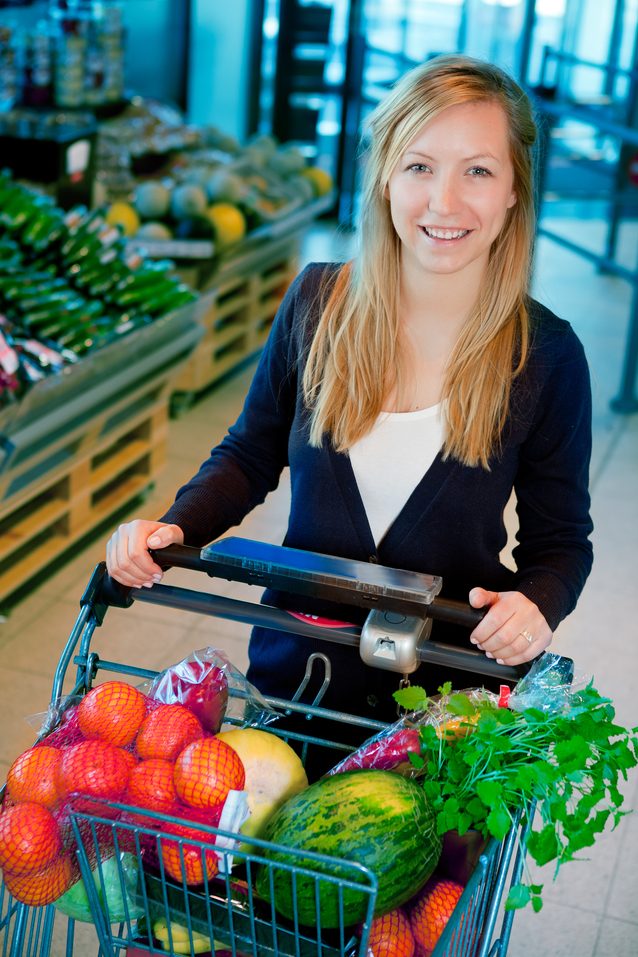 Woman in Supermarket