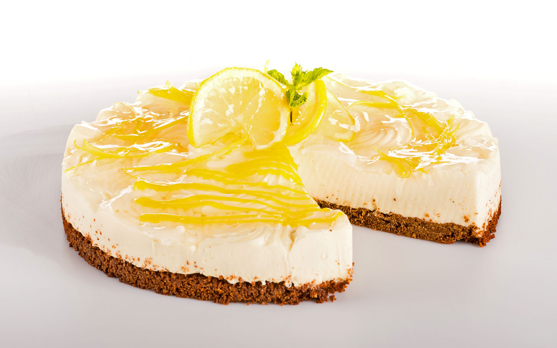 Healthy Lemon Cheesecake