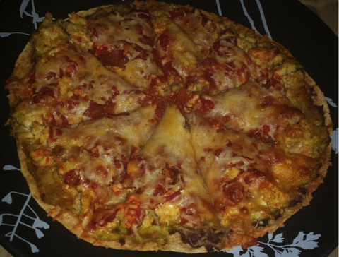 Healthy Mexican Pizza